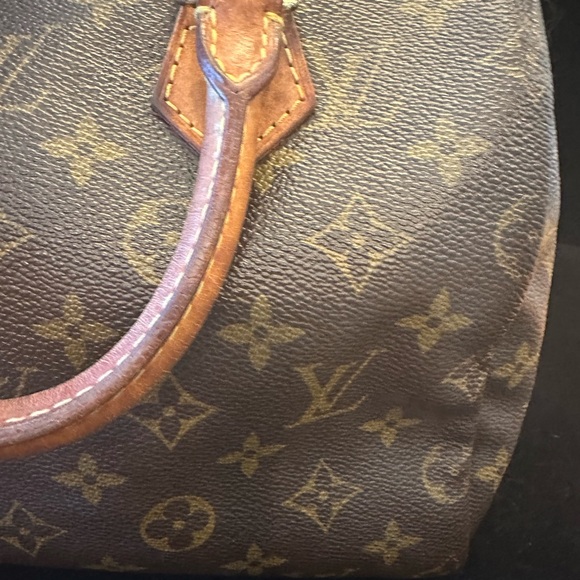 Louis Vuitton Brown Vintage Speedy 25 Monogram Satchel - Picture 5 of 16